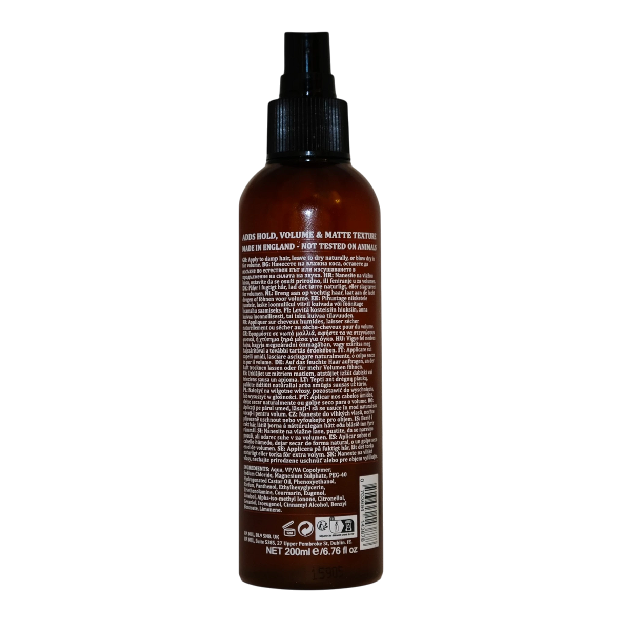 Dapper Dan Sea Salt Spray 