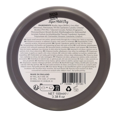 Dapper Dan Ultra Matte Clay 