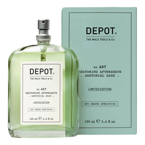 Depot No. 407 - Restoring Aftershave etterbarberingsvann - Sartorial Sage 