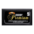 Derby Premium tradisjonelle barberblader - 5-pakning