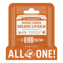 Dr. Bronner's leppepomade Appelsin og ingefær 