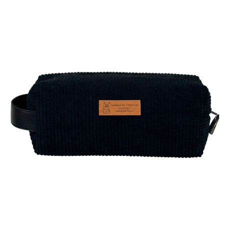 Emmanuel Creation L'atelier Corduroy liten toalettmappe 