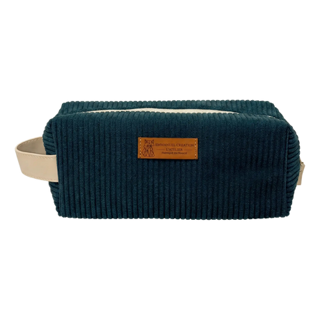 Emmanuel Creation L'atelier Corduroy liten toalettmappe 