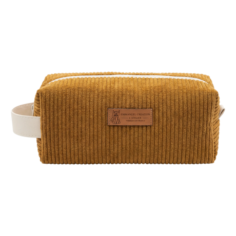 Emmanuel Creation L'atelier Corduroy liten toalettmappe 