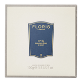 Floris London No. 89 barbersåpe og treskål i originalpakning med gullrammet etikett
