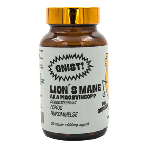 GNIST! Lion's Mane dobbeltekstrakt kapsler 