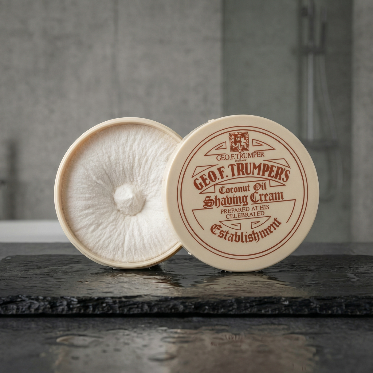 Geo F. Trumper barberkrem i skål - Kokosnøtt 