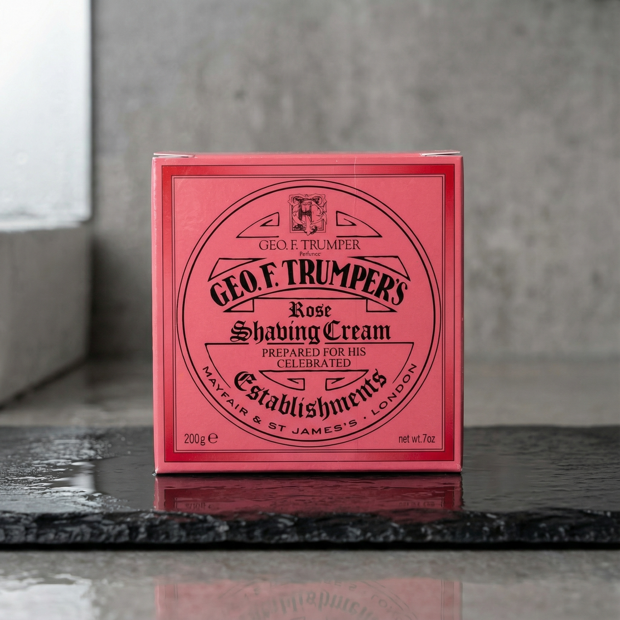 Geo F. Trumper barberkrem i skål - Rose 