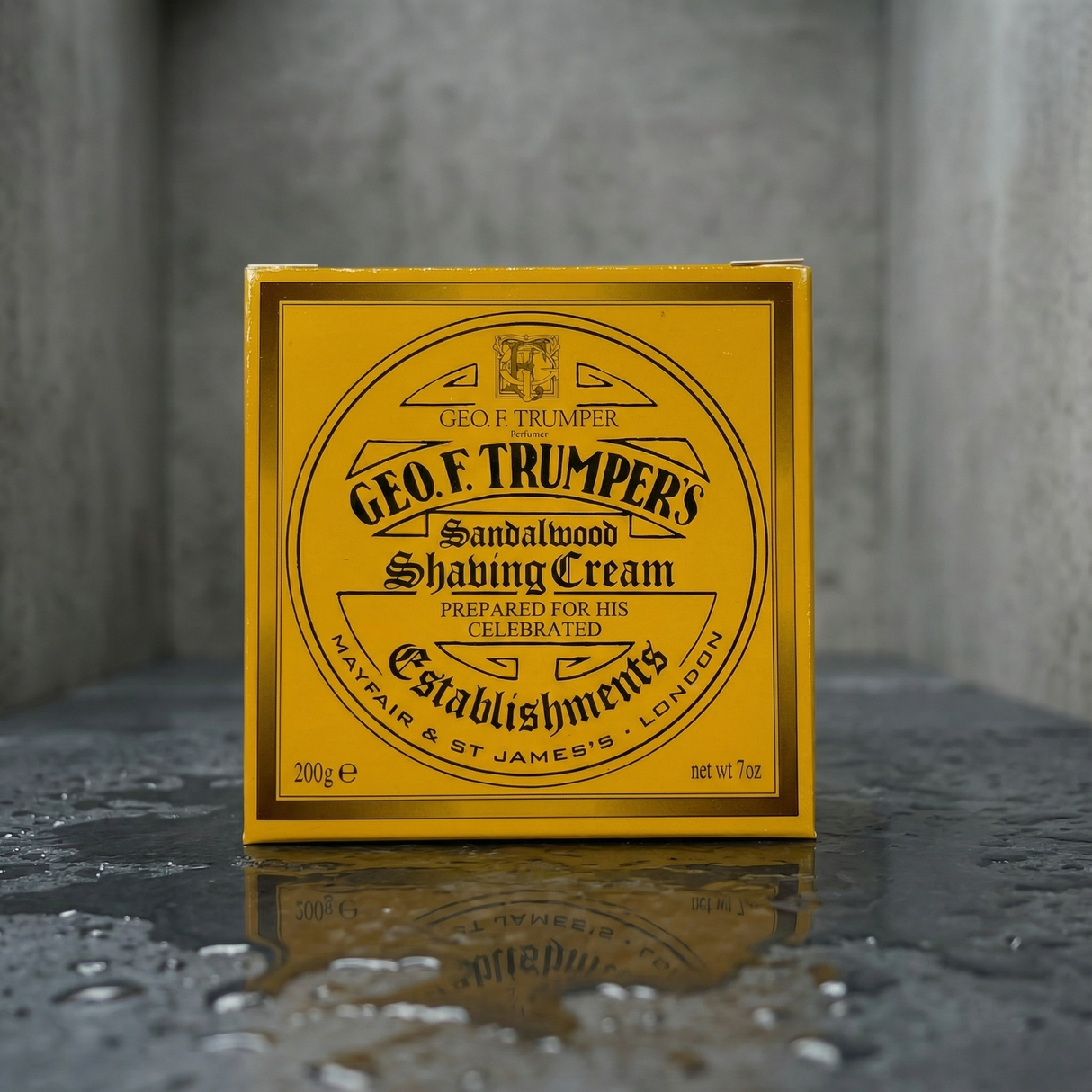 Geo F. Trumper barberkrem i skål - Sandeltre 