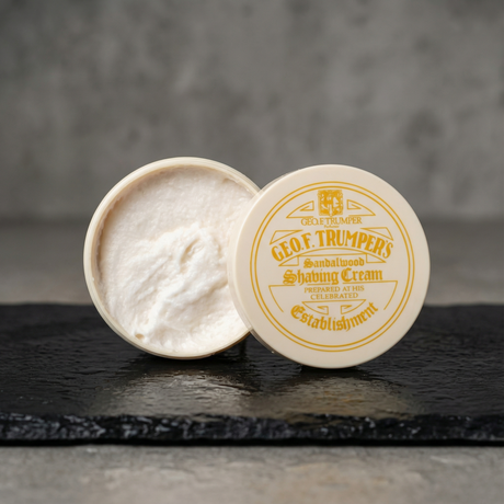Geo F. Trumper barberkrem i skål - Sandeltre 