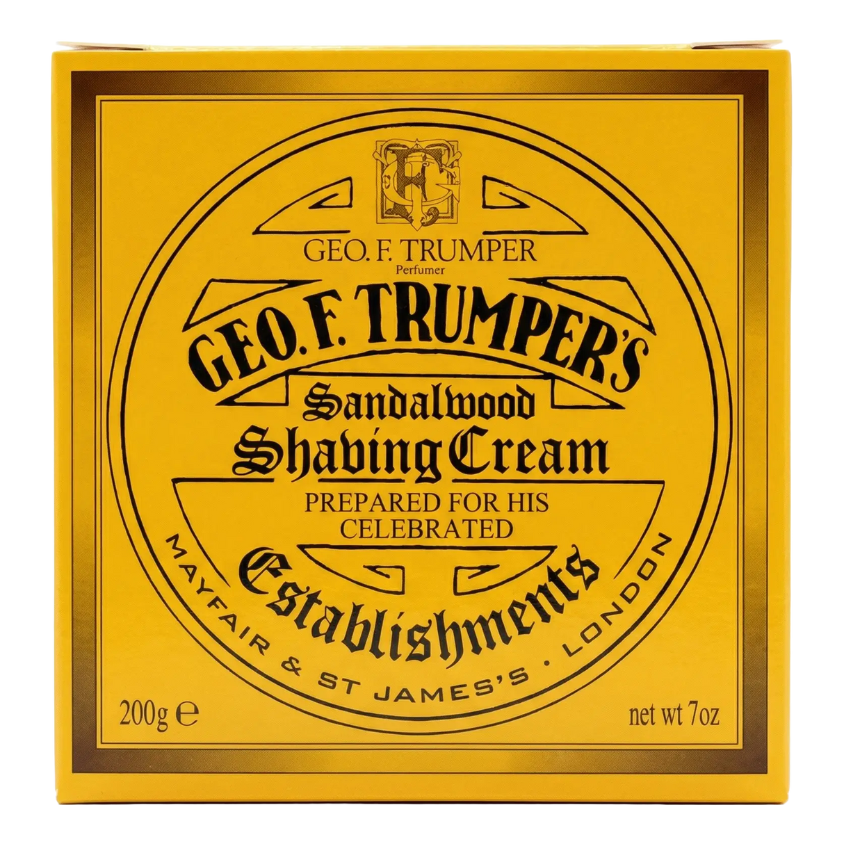 Geo F. Trumper barberkrem i skål - Sandeltre 