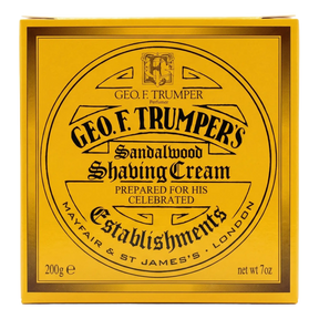 Geo F. Trumper barberkrem i skål - Sandeltre 