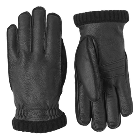 Hestra Deerskin Primaloft skinnhansker - Sort 