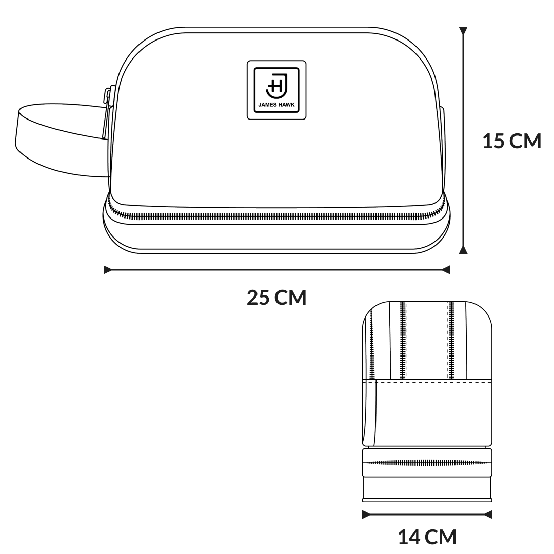 James Hawk toalettmappe 