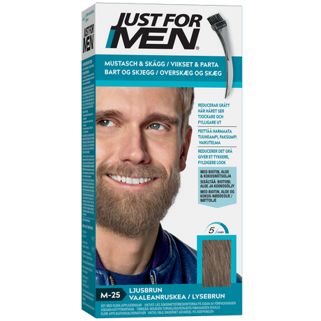 Just For Men bart- og skjeggfarge Lysebrun 