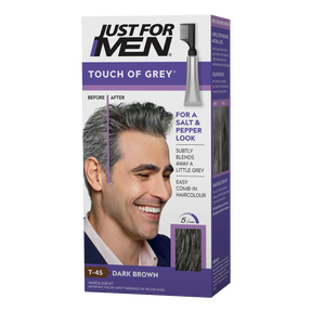 Just For Men hårfarge - Touch of Grey Mørkebrun 