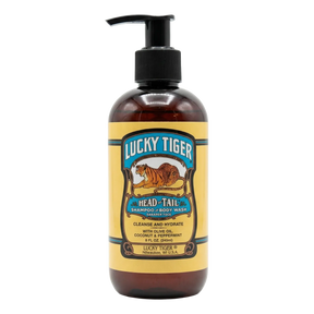 Lucky Tiger Head To Tail Peppermint Sjampo & Body Wash 