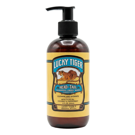 Lucky Tiger Head To Tail Peppermint Sjampo & Body Wash 
