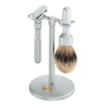 Merkur Futur Silvertip barbersett 3 deler Matt krom 