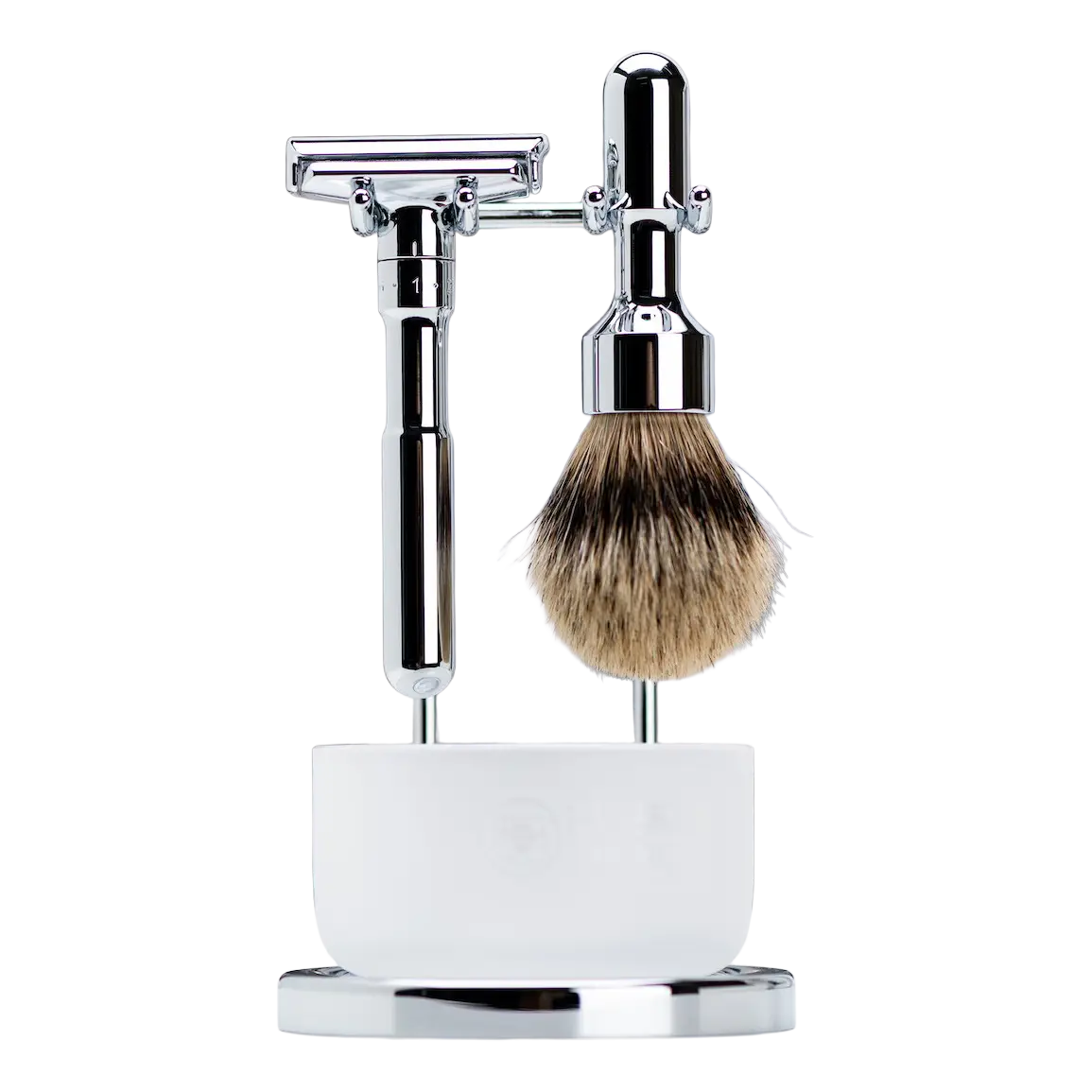 Merkur Futur Silvertip barbersett 4 deler 