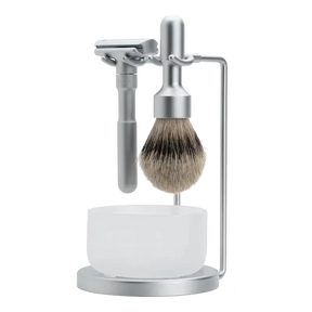 Merkur Futur Silvertip barbersett 4 deler 