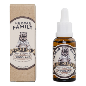Mr Bear Family Beard Brew skjeggolje - Woodland 30 ml 