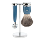 Mühle Rytmo barbersett 3 deler Pure Badger Petrol
