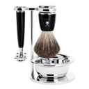 Mühle Rytmo barbersett 4 deler Pure Badger Sort