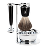 Mühle Rytmo barbersett 4 deler Pure Badger Sort