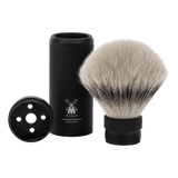 Mühle Silvertip Fibre reisebarberkost aluminium
