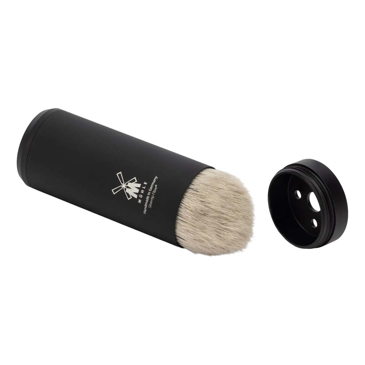 Mühle Silvertip Fibre reisebarberkost aluminium