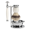 Mühle Sophist barbersett 4 deler Hvit porselen 