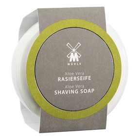 Mühle barbersåpe i porselenskål - Aloe vera 