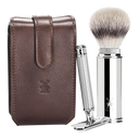 Mühle reisebarbersett Brun 