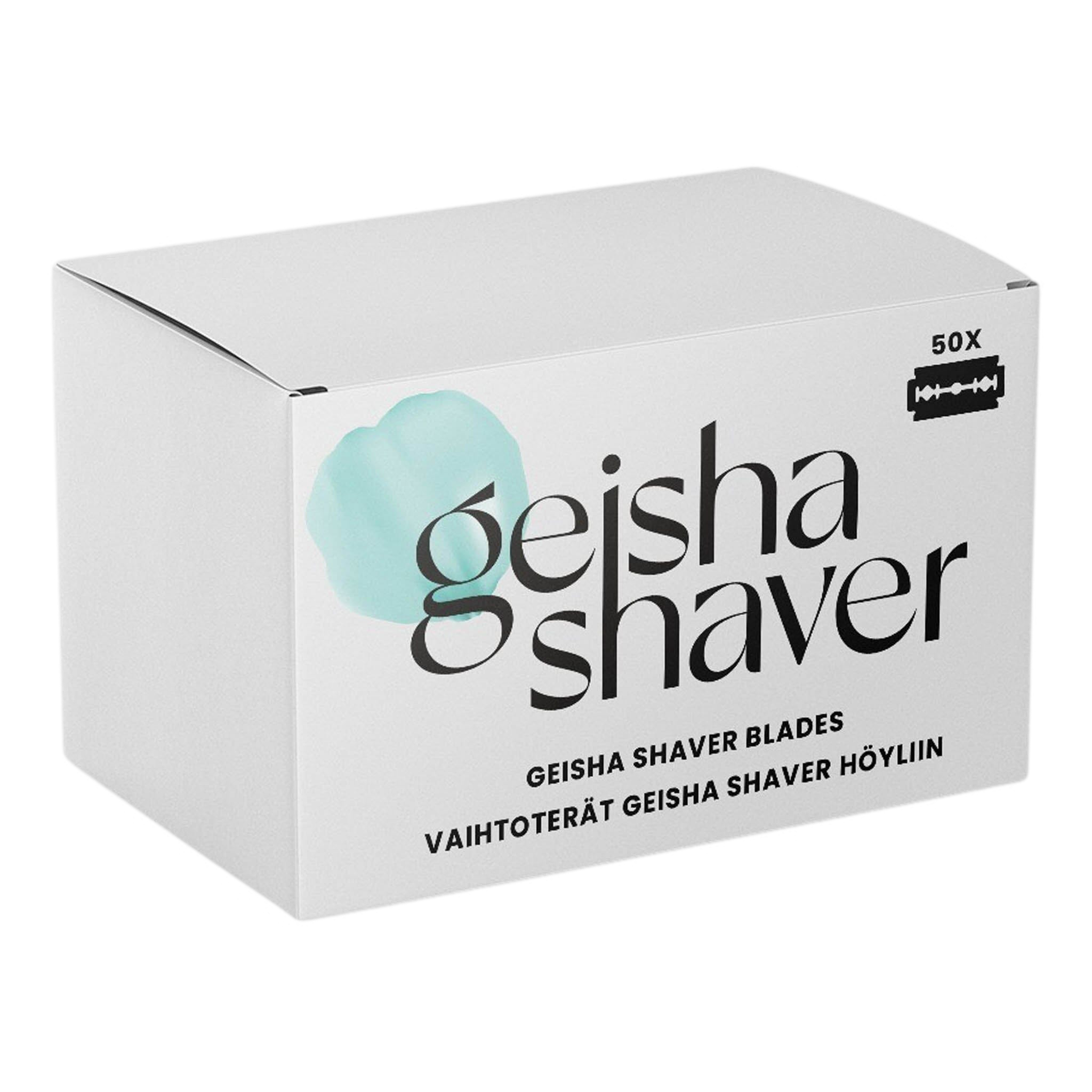 Natural Geisha barberblader - 50-pakning