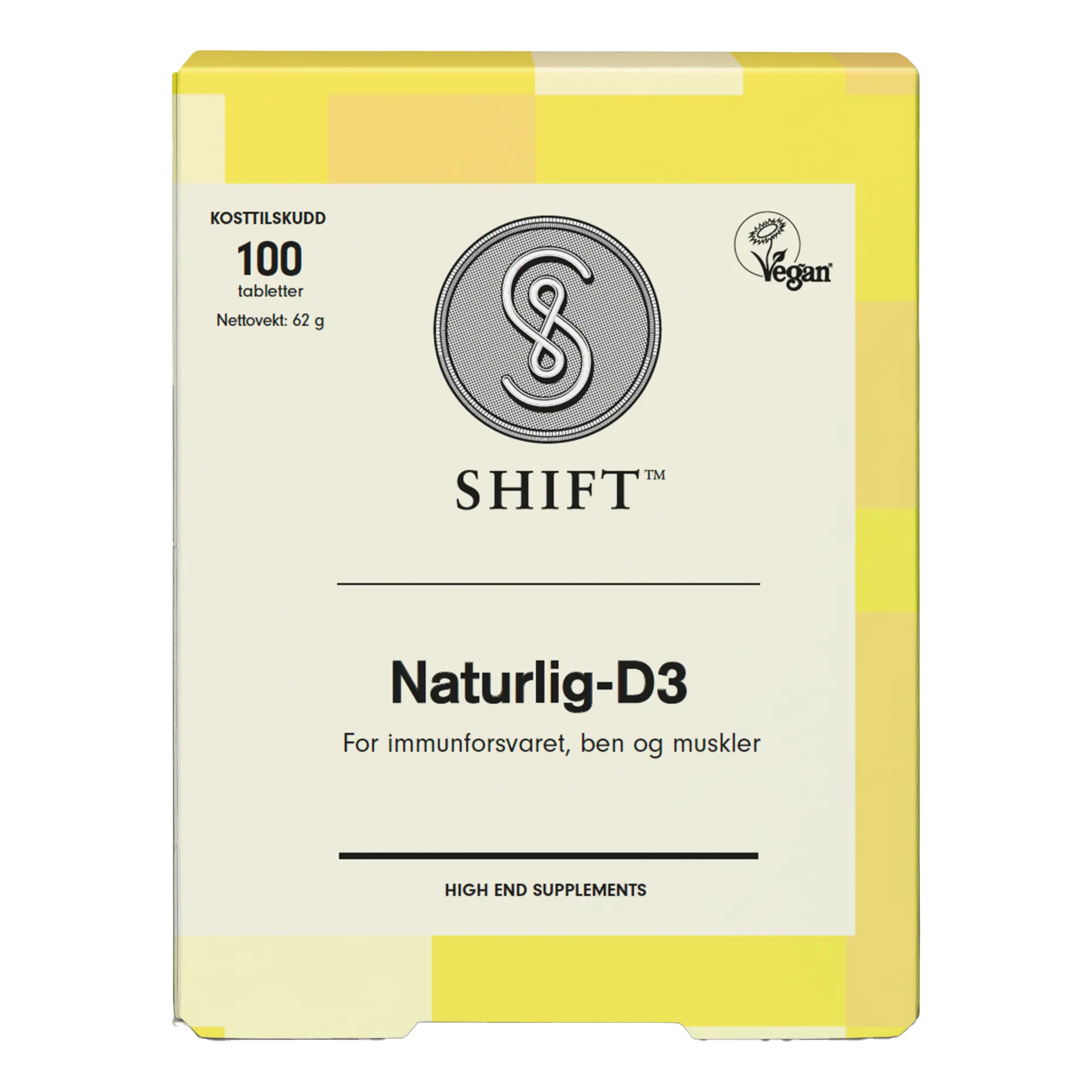 Shift Naturlig D3 80µg 100 Tabletter 