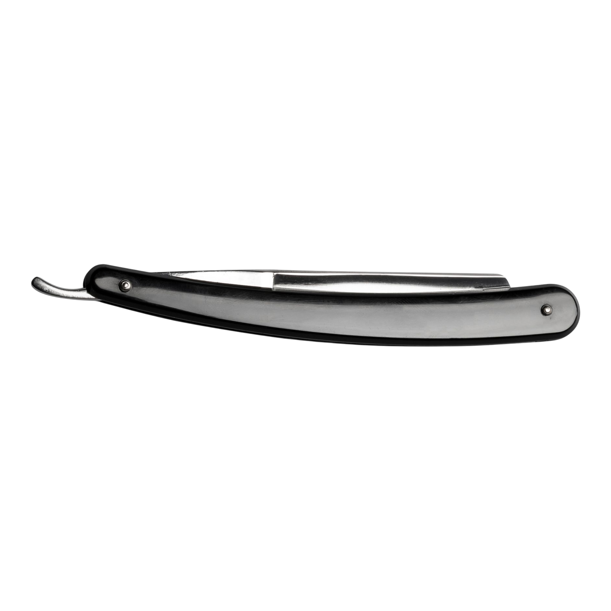 Nippes barberkniv 4/8" - Sort harpiks 