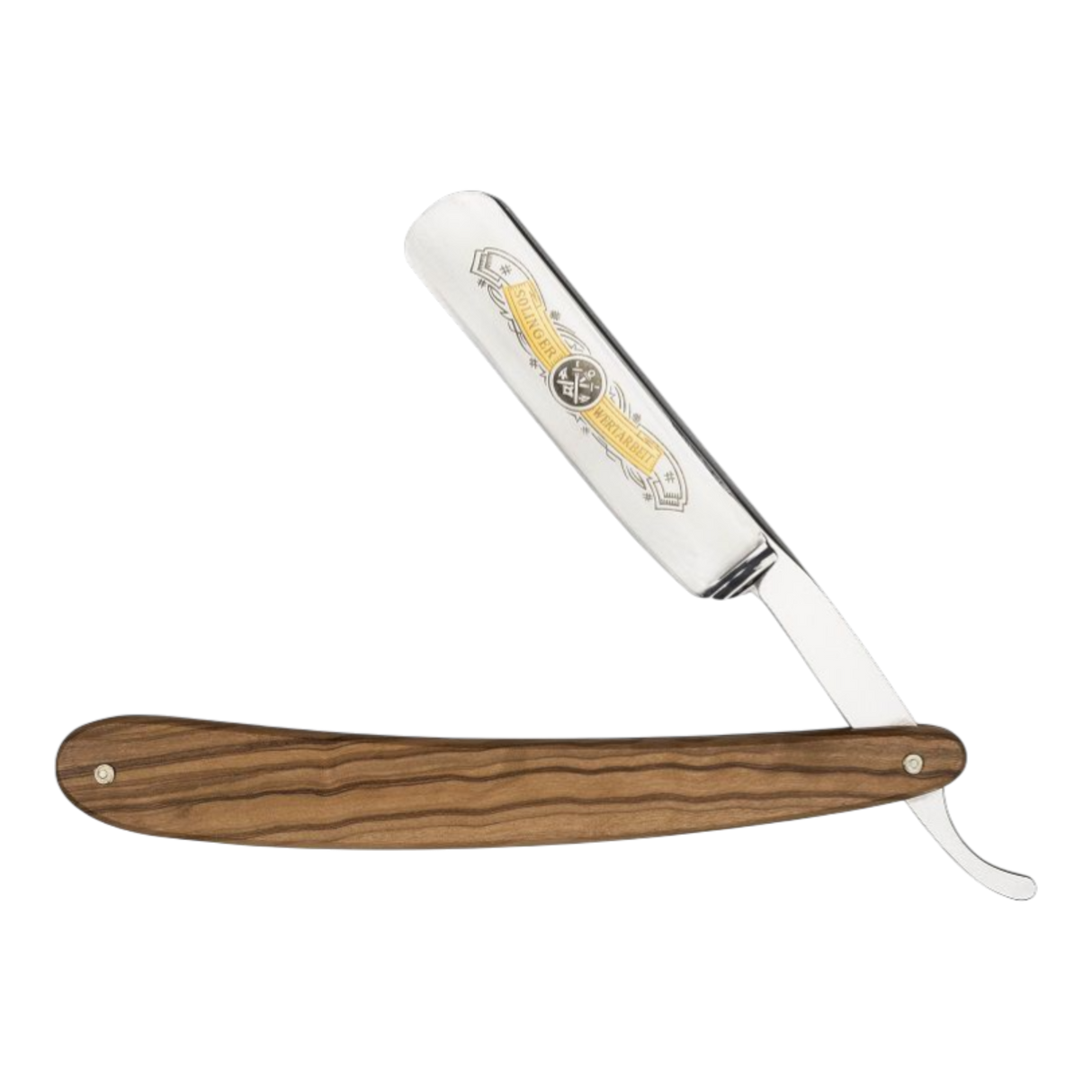 Nippes barberkniv 5/8" - Oliventre 
