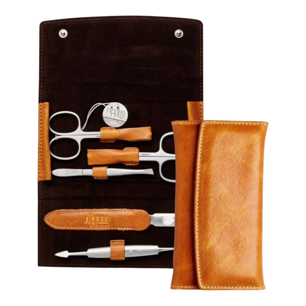 Nippes manikyrsett Cognac - 5 deler 