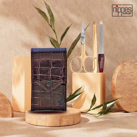 Nippes manikyrsett Croco - 3 deler 