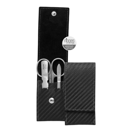 Nippes manikyrsett Karbon - 3 deler 