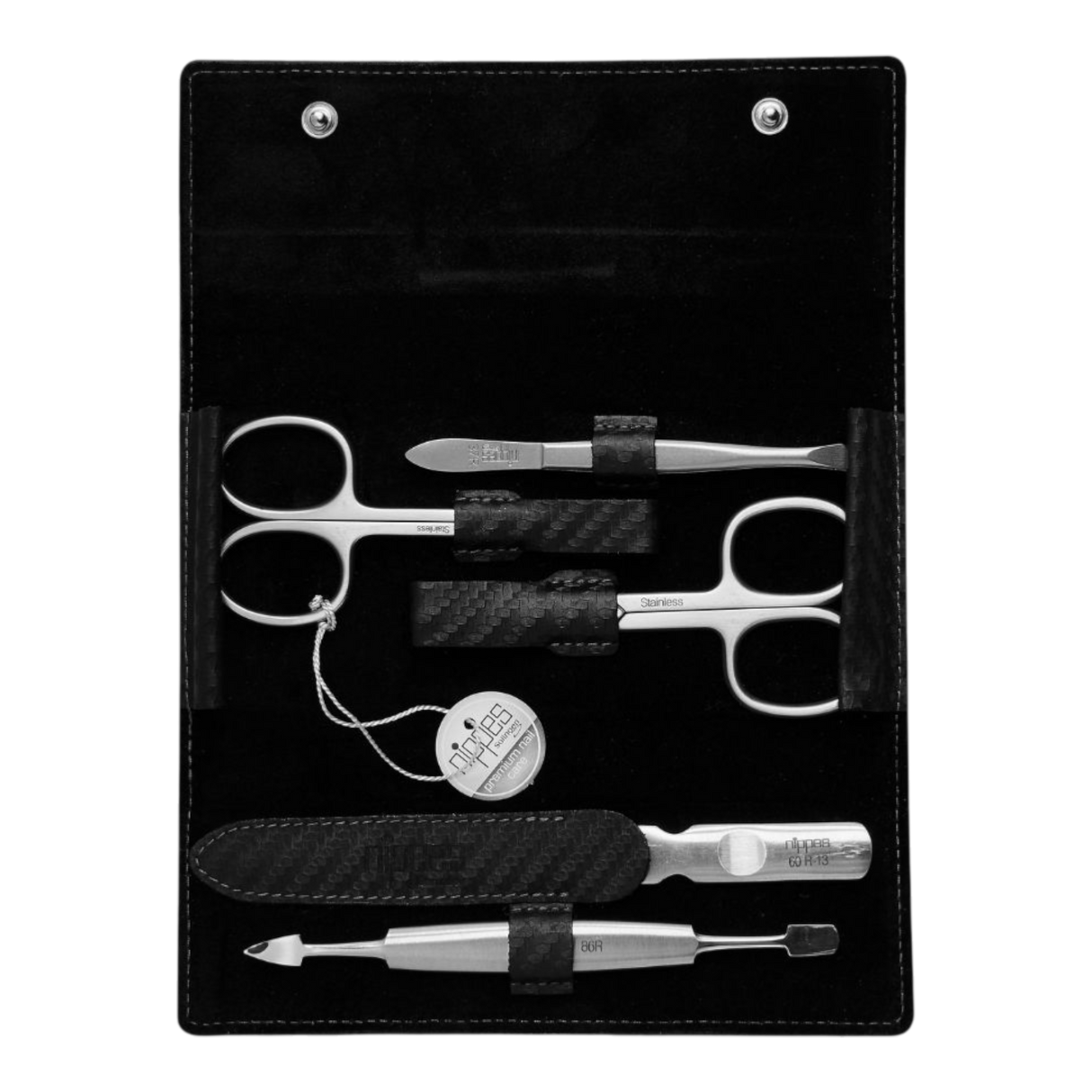 Nippes manikyrsett Karbon - 5 deler 