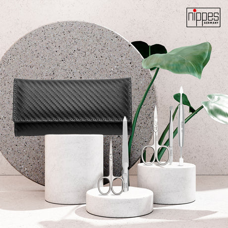 Nippes manikyrsett Karbon - 5 deler 