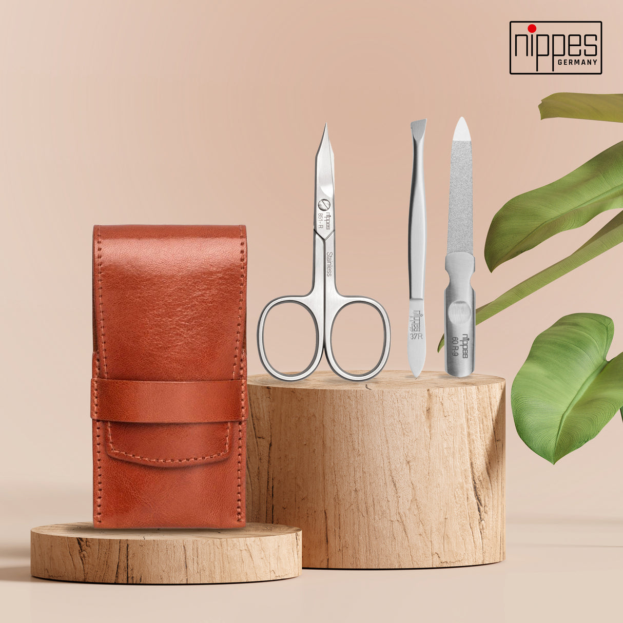 Nippes manikyrsett Whiskey - 3 deler 