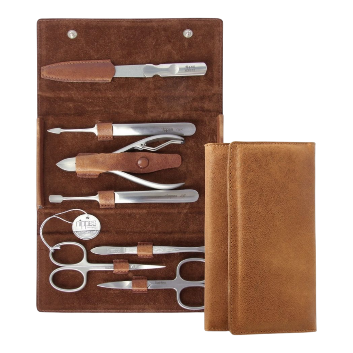 Nippes manikyrsett Whiskey - 7 deler 