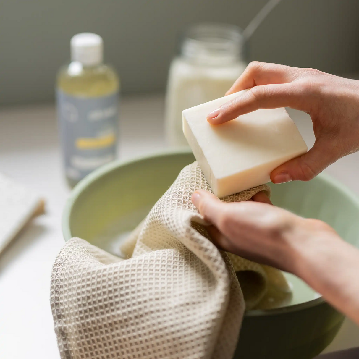 På Stell sitronsåpe flekkfjerner 