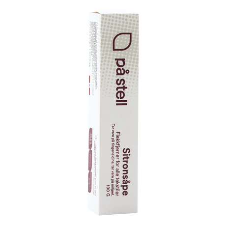 På Stell sitronsåpe stick flekkfjerner 