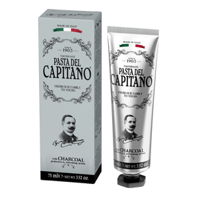 Pasta del Capitano 1905 Charcoal tannkrem 