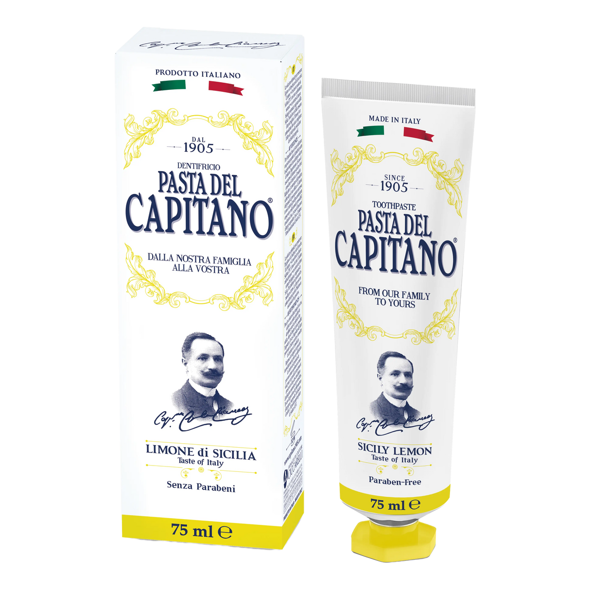 Pasta del Capitano 1905 Sicily Lemon tannkrem 