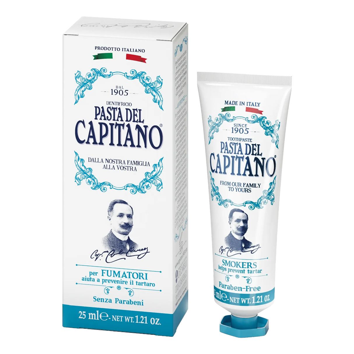 Pasta del Capitano 1905 Smokers tannkrem 